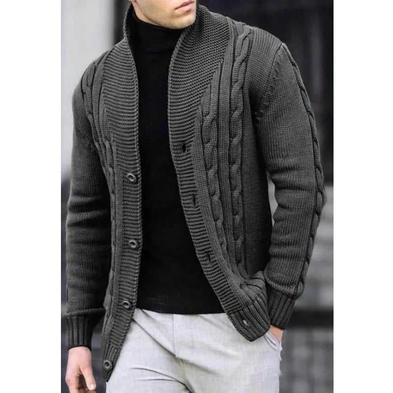 Sweater Men's Long-sleeved Zipper Sweater