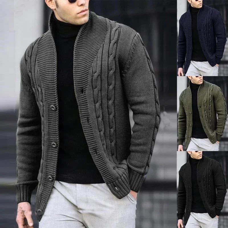 Sweater Men's Long-sleeved Zipper Sweater