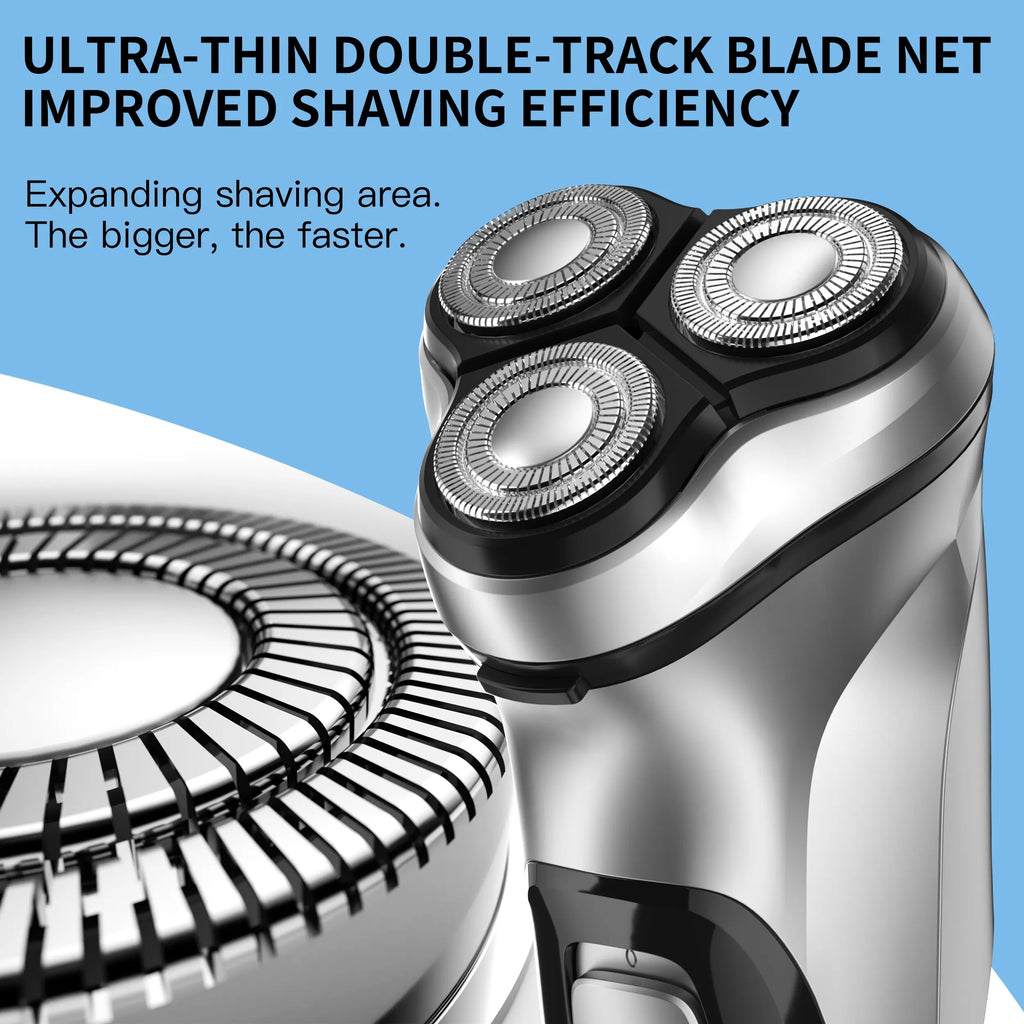 Blackstone Rotary Electric Shaver for Men, 3D Floating Blade, Washable, Type-C, USB Rechargeable, Shaving Machine