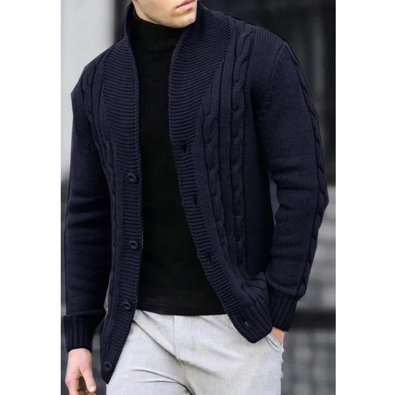 Sweater Men's Long-sleeved Zipper Sweater