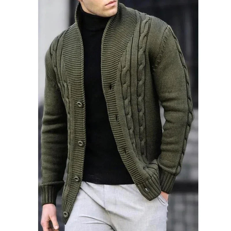 Sweater Men's Long-sleeved Zipper Sweater
