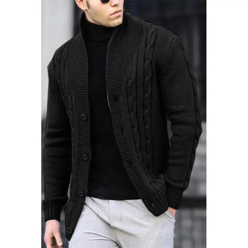 Sweater Men's Long-sleeved Zipper Sweater